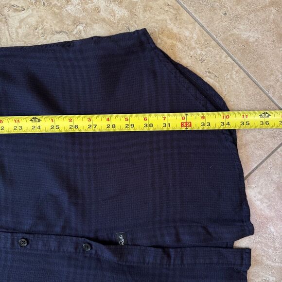 Rails Bianca Long Sleeve Tunic Dress Women’s M Charcoal Shadow Plaid Button Up - Picture 14 of 14